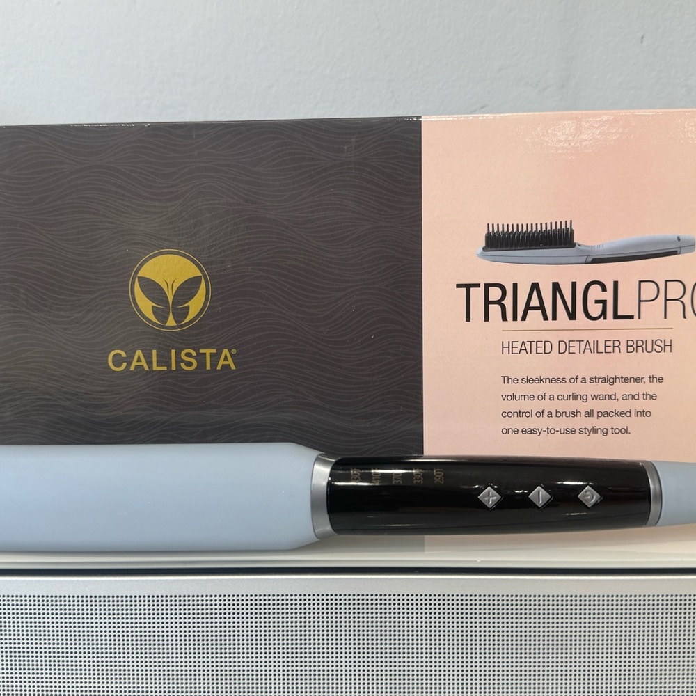 Calista TrianglPro Heated Detailer Brush (River Blue) - Picture 3 of 8